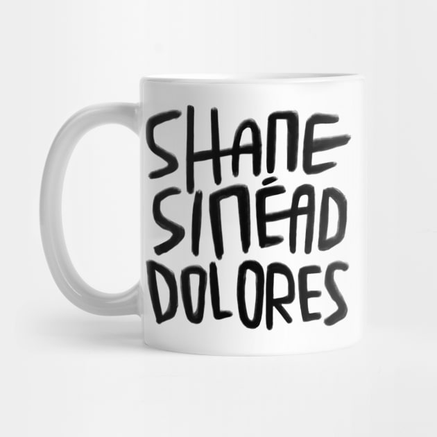 Irish Legends, Shane, Sinead, Dolores by badlydrawnbabe